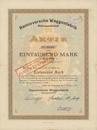 Hannoversche Waggonfabrik AG
