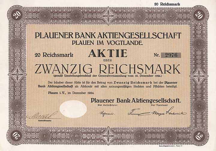 Plauener Bank AG