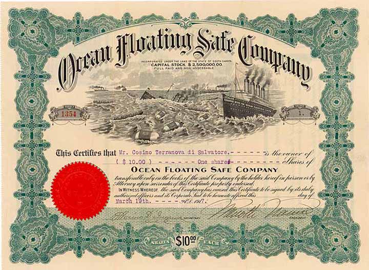 Ocean Floating Safe Co.