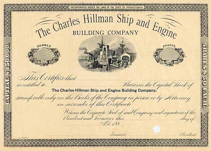 Charles Hillman Ship & Engine Building Co.