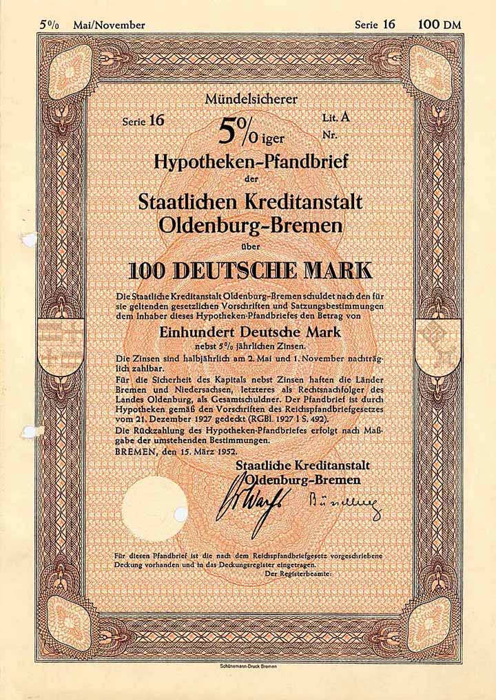 Staatliche Kreditanstalt Oldenburg-Bremen