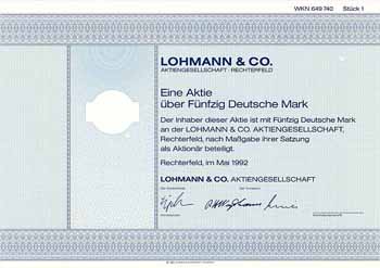 Lohmann & Co. AG
