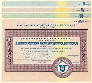 Union-Investment-GmbH (4 Stücke)