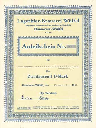 Lagerbier-Brauerei Wülfel eGmbH