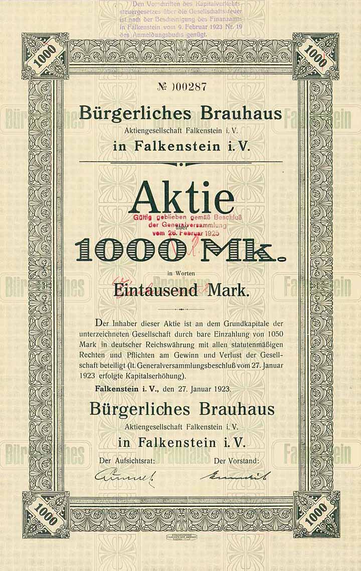 Bürgerliches Brauhaus AG