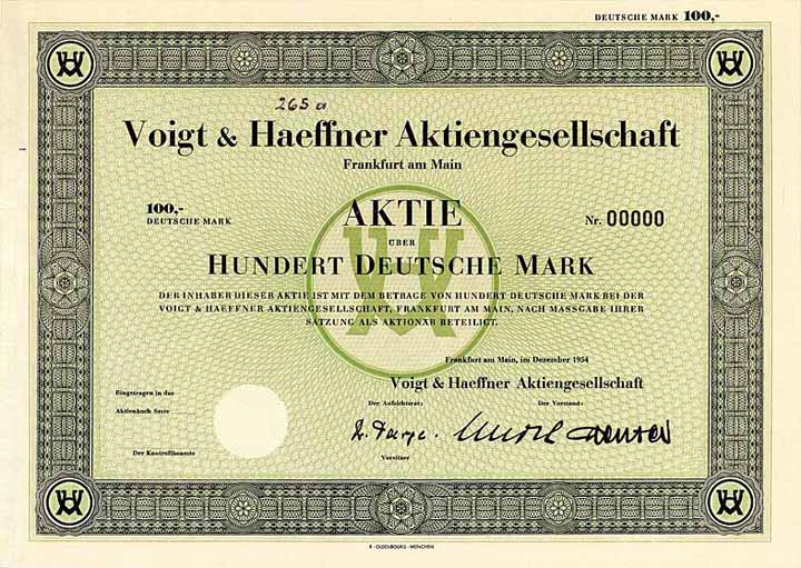 Voigt & Haeffner AG