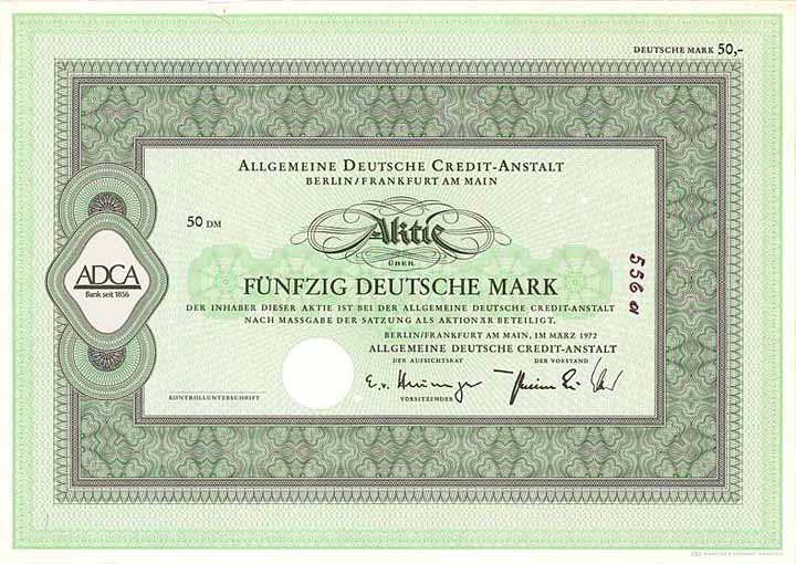 Allgemeine Deutsche Credit-Anstalt