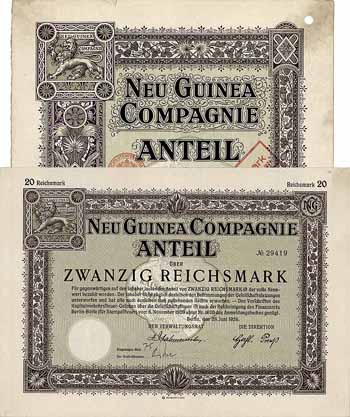 Neu Guinea Compagnie (2 Stücke)