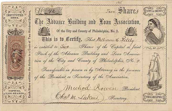 Advance Building and Loan Association of the City and County of Philadelphia No. 2