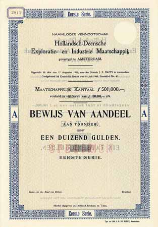N.V. Hollandsch-Deensche Exploratie- en Industrie Maatschappij (Holländisch-Dänische Explorations und Industrie AG)