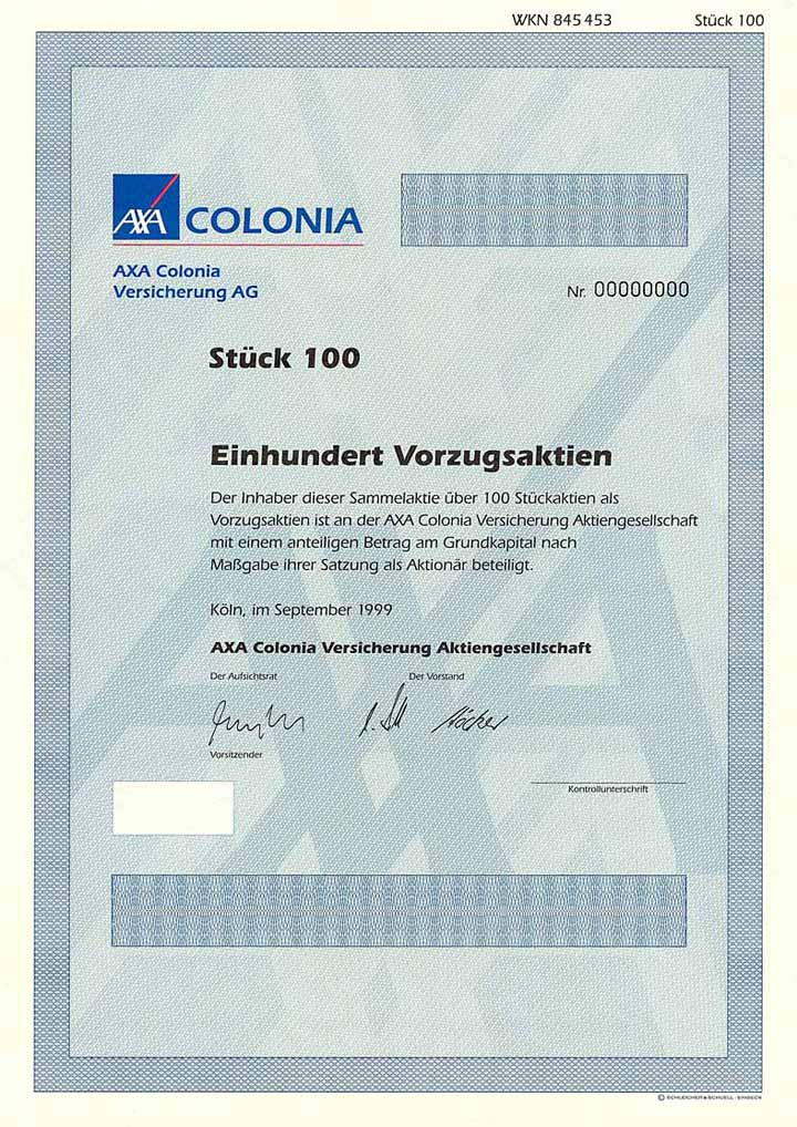 AXA Colonia Versicherung AG