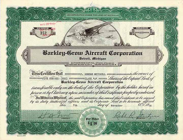 Barkley-Grow Aircraft Corp.