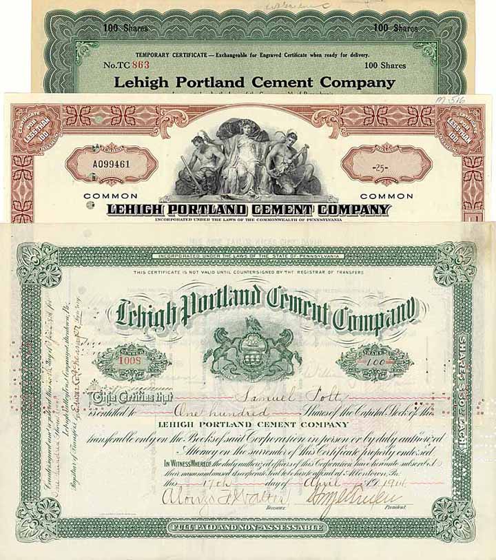 Lehigh Portland Cement Co. (8 Stücke)