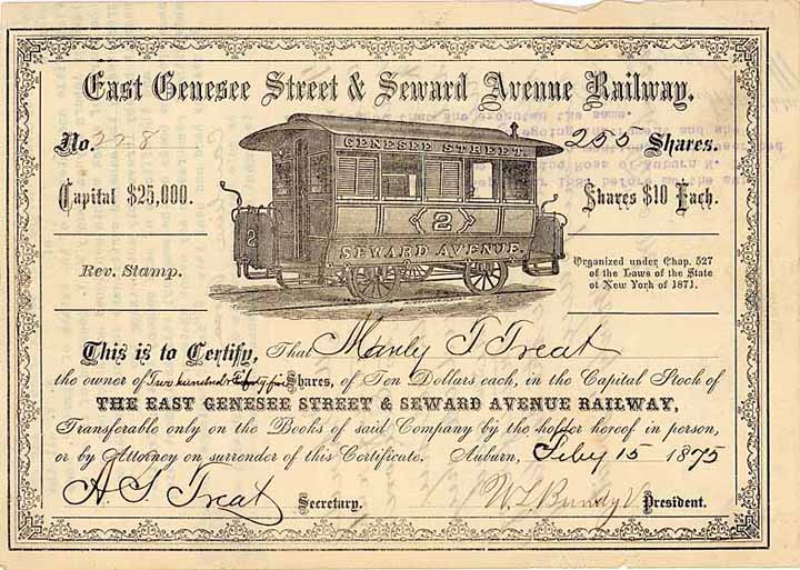 East Genesee Street & Seward Avenue Railway