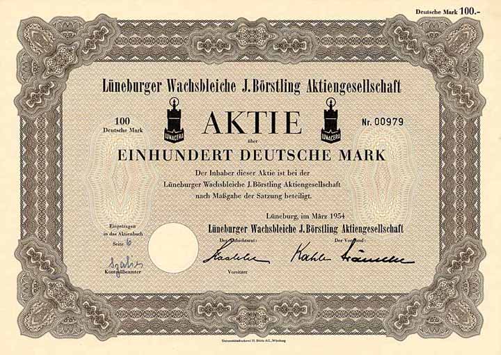 Lüneburger Wachsbleiche J. Börstling AG