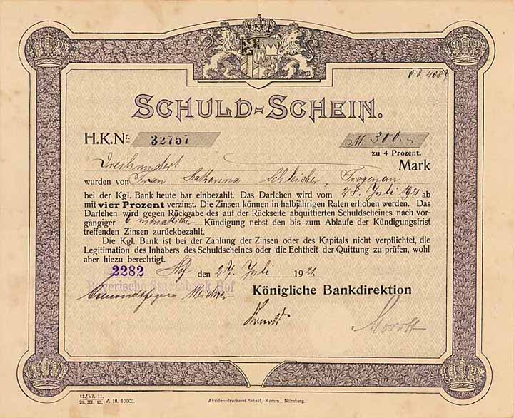 Königliche Bankdirektion (Bayerische Staatsbank)