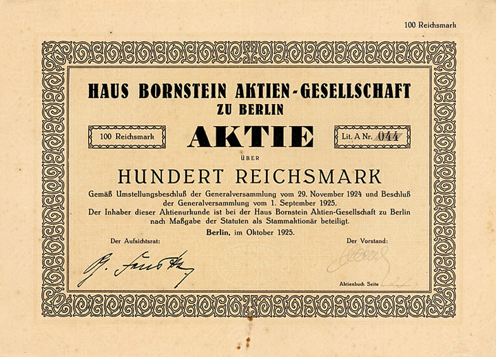 Haus Bornstein AG