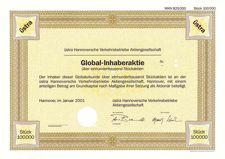 üstra Hannoversche Verkehrsbetriebe AG