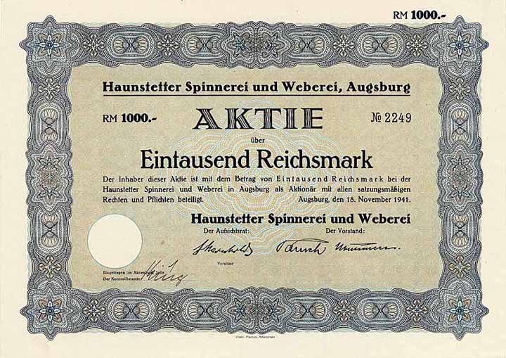 Haunstetter Spinnerei & Weberei