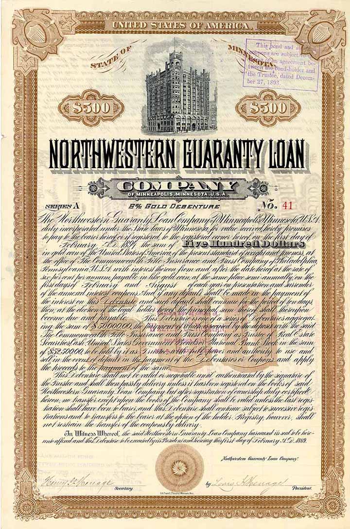 Northwestern Guaranty Loan Co.