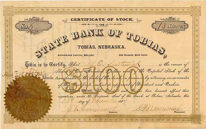 State Bank of Tobias
