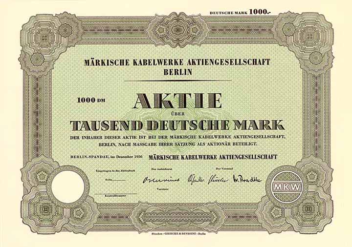 Märkische Kabelwerke AG