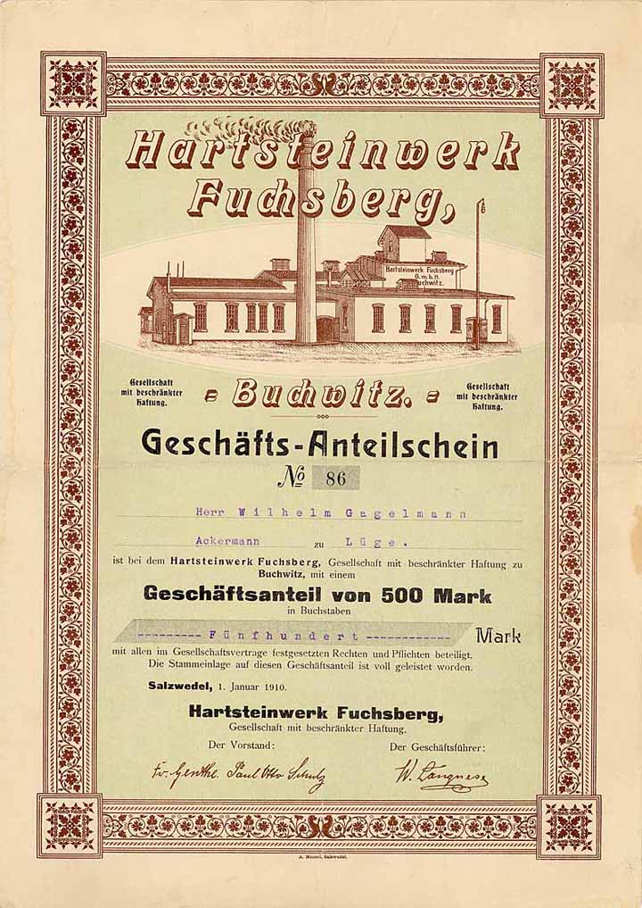 Hartsteinwerk Fuchsberg GmbH