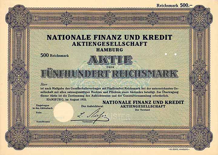 Nationale Finanz und Kredit AG