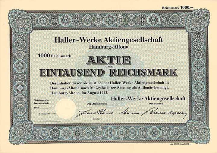 Haller-Werke AG