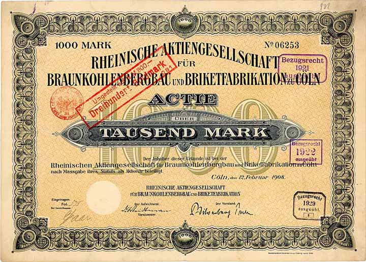 Rheinische AG für Braunkohlenbergbau und Brikettfabrikation