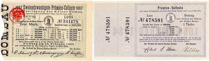 Central-Dombau-Verein (2 Stücke)