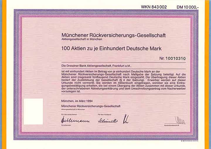 Münchener Rückversicherungs-Gesellschaft