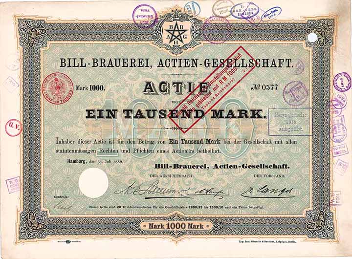 Bill-Brauerei AG