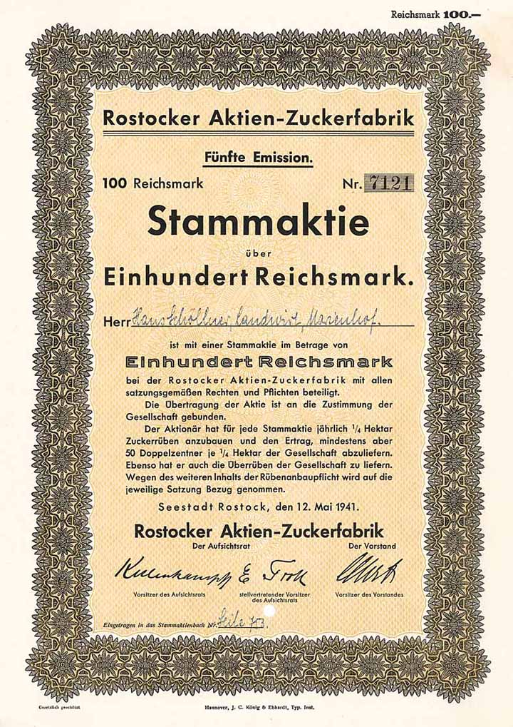 Rostocker Aktien-Zuckerfabrik