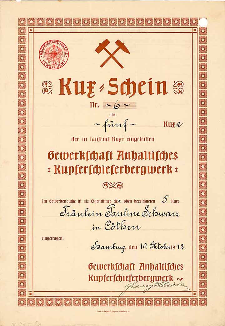Gewerkschaft Anhaltisches Kupferschieferbergwerk