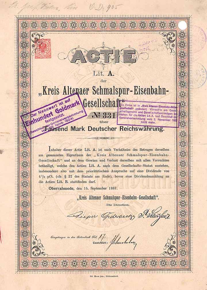 Kreis Altenaer Schmalspur-Eisenbahn-Gesellschaft