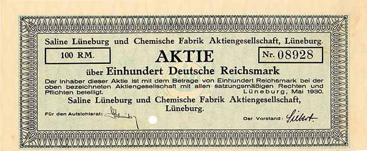 Saline Lüneburg und Chemische Fabrik AG