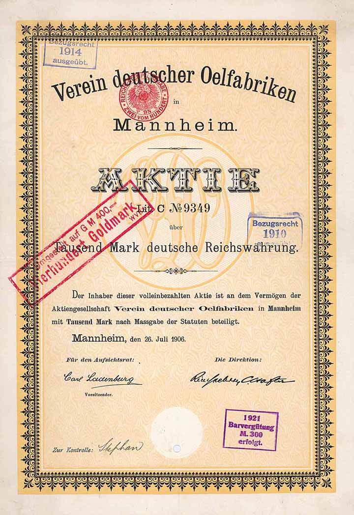 Verein deutscher Oelfabriken