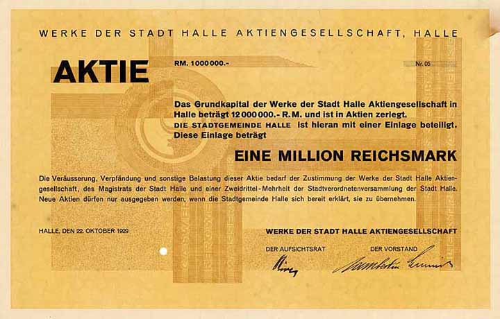 Werke der Stadt Halle AG
