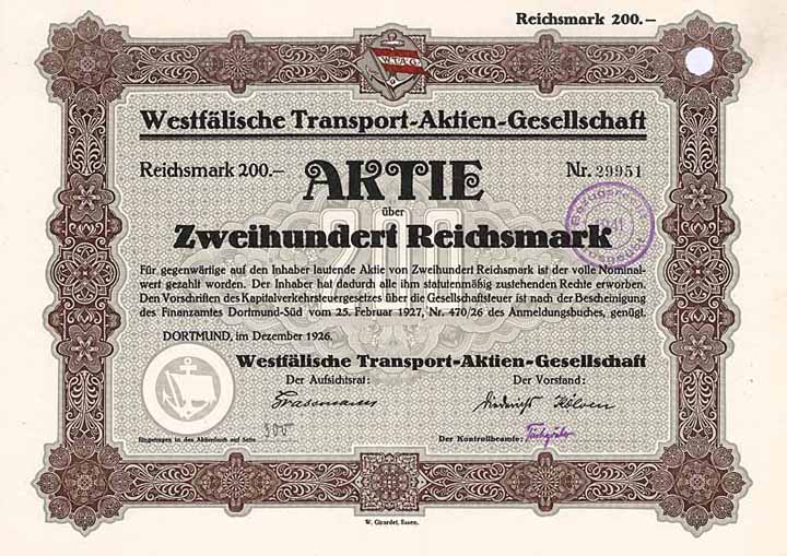 Westfälische Transport-AG