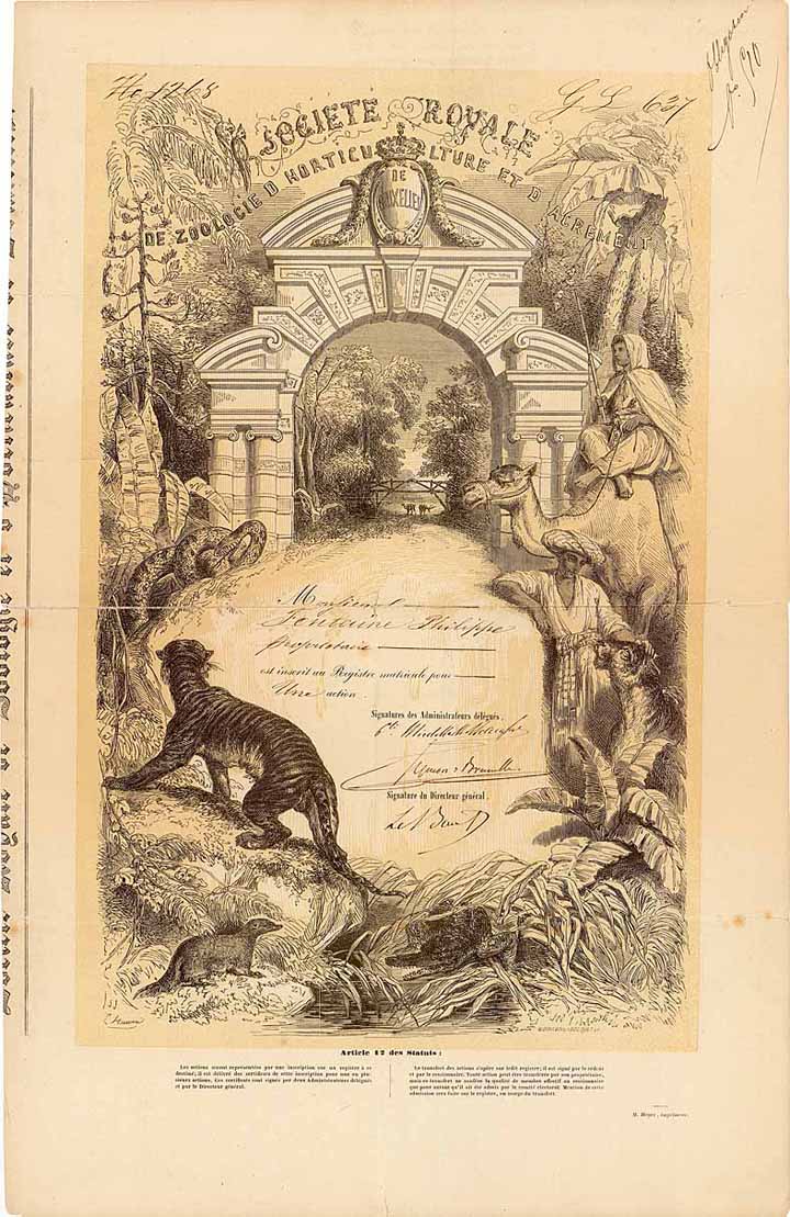 Société Royale de Zoologie d’Horticulture et d’Acrement de Bruxelles