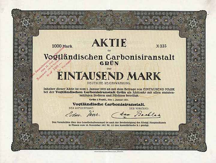 Vogtländische Carbonisiranstalt