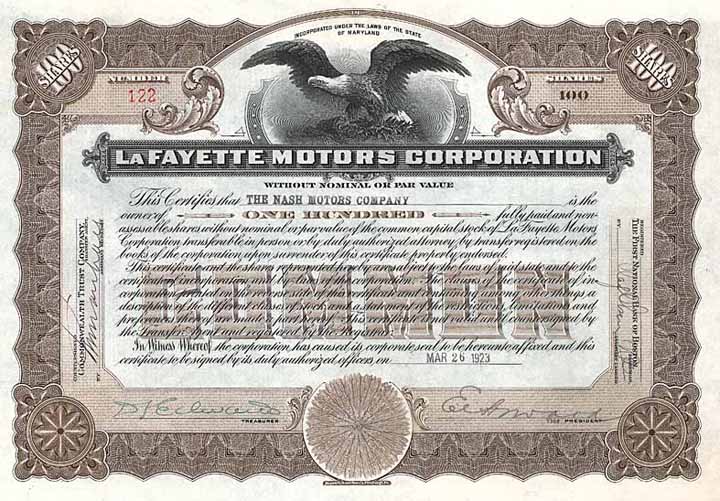 La Fayette Motors Corp.