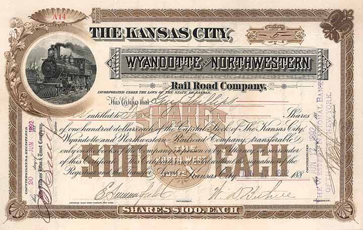 Kansas City, Wyandotte & Northwestern Rail Road