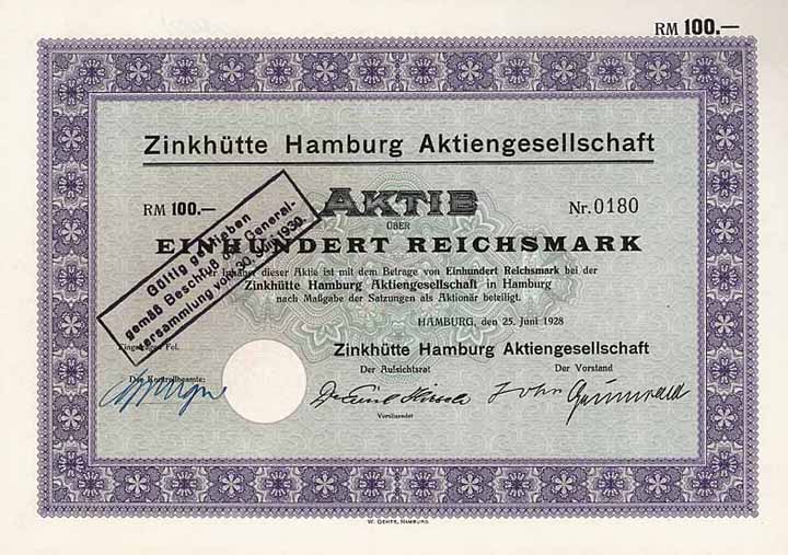 Zinkhütte Hamburg AG