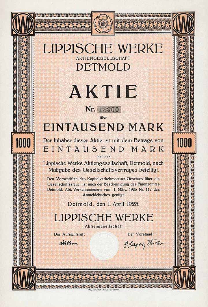 Lippische Werke AG