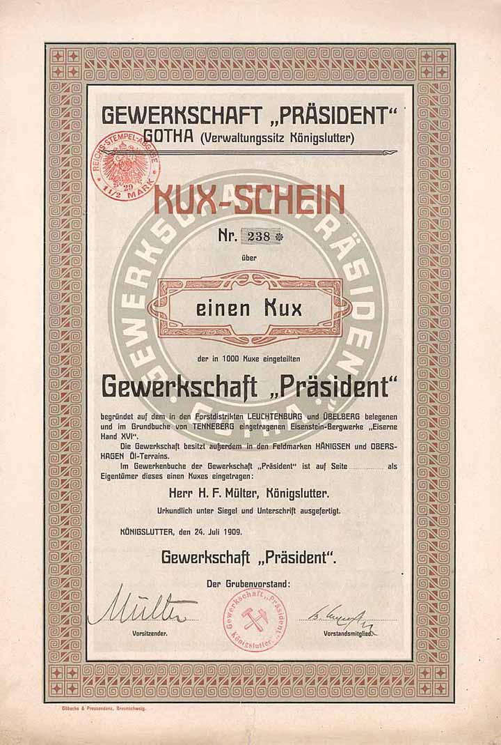 Gewerkschaft Präsident