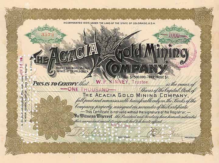 Acacia Gold Mining Co.
