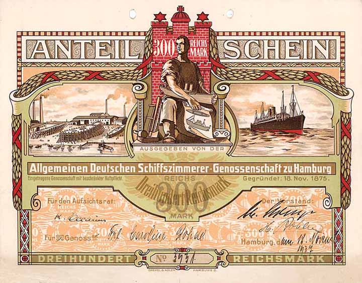 Allgemeine Deutsche Schiffszimmerer-Genossenschaft zu Hamburg eGmbH