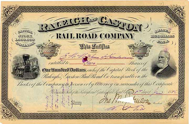 Raleigh & Gaston Railroad Co.